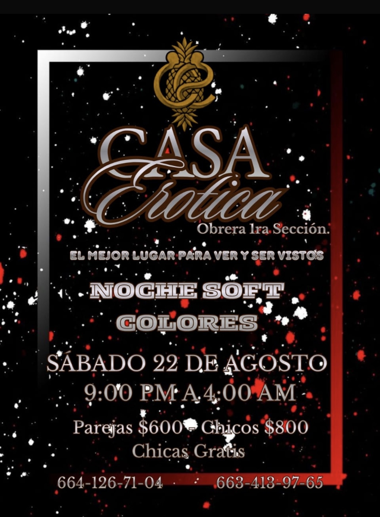 Próximo evento Casa Erótica TJ
