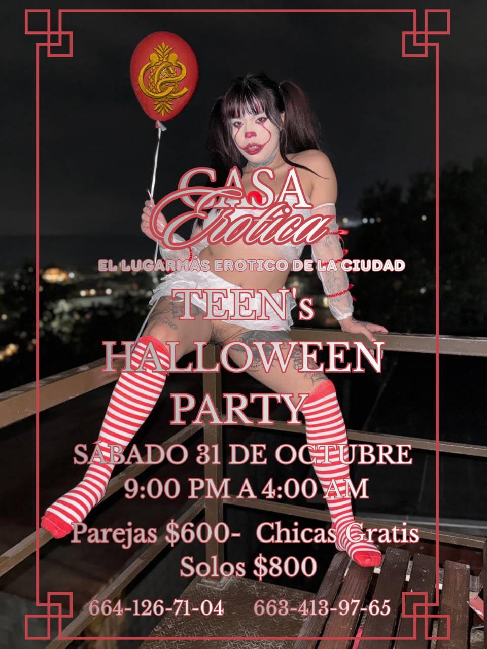 Halloween Party, sábado 31 de octubre, Casa Erótica Tijuana
